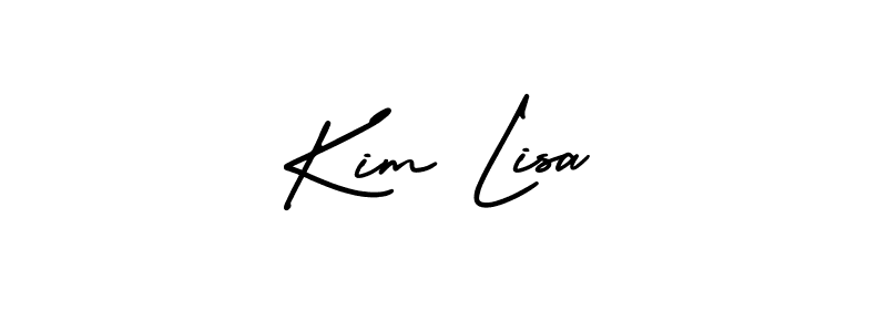 if you are searching for the best signature style for your name Kim Lisa. so please give up your signature search. here we have designed multiple signature styles  using AmerikaSignatureDemo-Regular. Kim Lisa signature style 3 images and pictures png