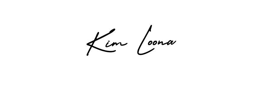 Make a beautiful signature design for name Kim Loona. Use this online signature maker to create a handwritten signature for free. Kim Loona signature style 3 images and pictures png