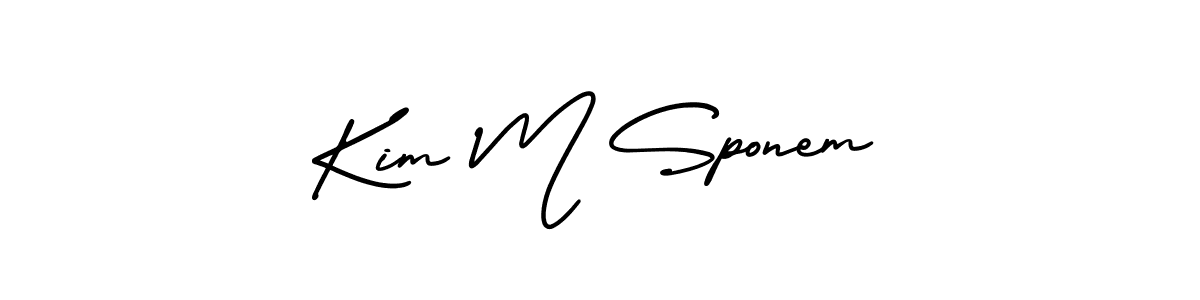 Once you've used our free online signature maker to create your best signature AmerikaSignatureDemo-Regular style, it's time to enjoy all of the benefits that Kim M Sponem name signing documents. Kim M Sponem signature style 3 images and pictures png