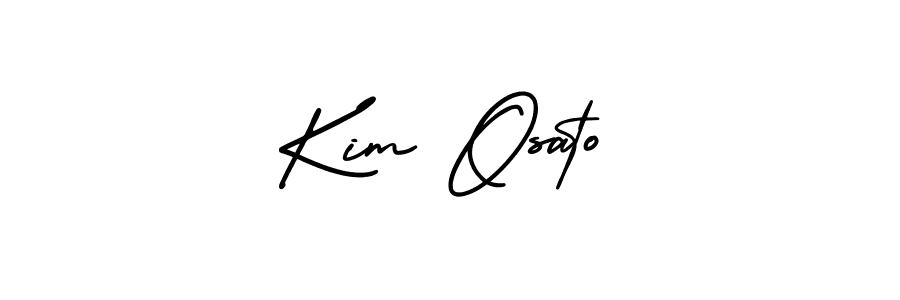 How to make Kim Osato signature? AmerikaSignatureDemo-Regular is a professional autograph style. Create handwritten signature for Kim Osato name. Kim Osato signature style 3 images and pictures png