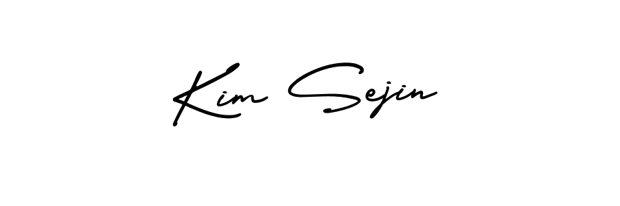 AmerikaSignatureDemo-Regular is a professional signature style that is perfect for those who want to add a touch of class to their signature. It is also a great choice for those who want to make their signature more unique. Get Kim Sejin name to fancy signature for free. Kim Sejin signature style 3 images and pictures png