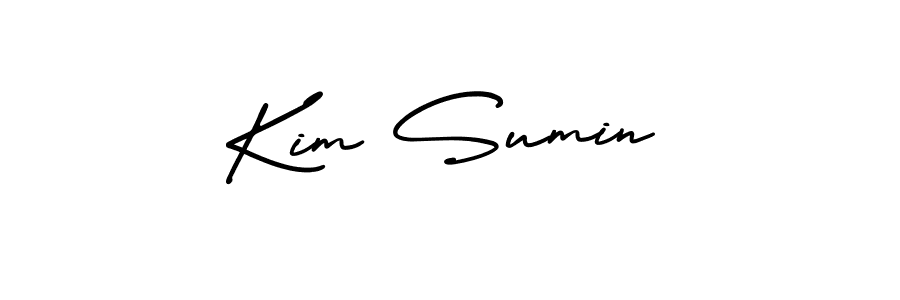 Similarly AmerikaSignatureDemo-Regular is the best handwritten signature design. Signature creator online .You can use it as an online autograph creator for name Kim Sumin. Kim Sumin signature style 3 images and pictures png