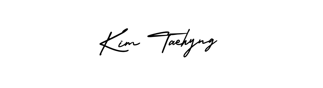 This is the best signature style for the Kim Taehyng name. Also you like these signature font (AmerikaSignatureDemo-Regular). Mix name signature. Kim Taehyng signature style 3 images and pictures png