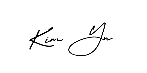 Use a signature maker to create a handwritten signature online. With this signature software, you can design (AmerikaSignatureDemo-Regular) your own signature for name Kim Yn. Kim Yn signature style 3 images and pictures png