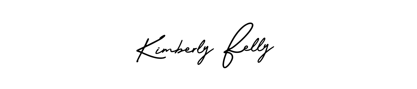 Make a beautiful signature design for name Kimberly Felly. With this signature (AmerikaSignatureDemo-Regular) style, you can create a handwritten signature for free. Kimberly Felly signature style 3 images and pictures png