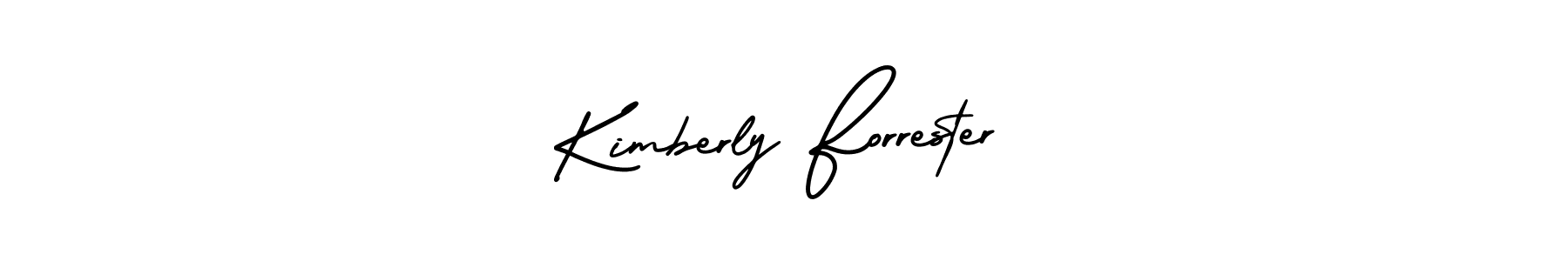 How to make Kimberly Forrester name signature. Use AmerikaSignatureDemo-Regular style for creating short signs online. This is the latest handwritten sign. Kimberly Forrester signature style 3 images and pictures png