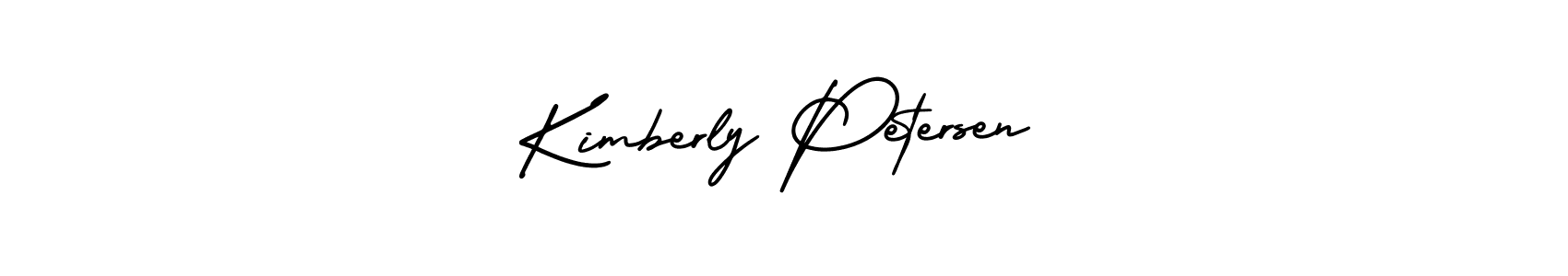 Make a beautiful signature design for name Kimberly Petersen. With this signature (AmerikaSignatureDemo-Regular) style, you can create a handwritten signature for free. Kimberly Petersen signature style 3 images and pictures png
