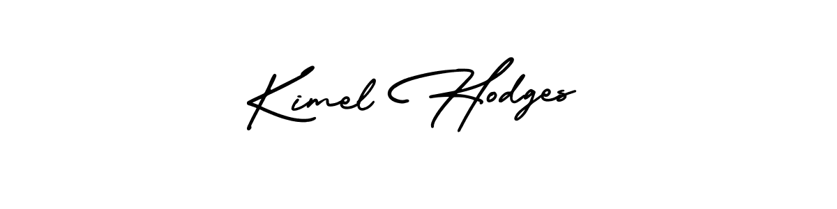 How to make Kimel Hodges signature? AmerikaSignatureDemo-Regular is a professional autograph style. Create handwritten signature for Kimel Hodges name. Kimel Hodges signature style 3 images and pictures png