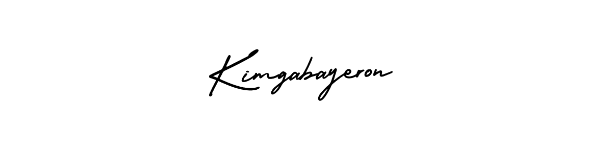 This is the best signature style for the Kimgabayeron name. Also you like these signature font (AmerikaSignatureDemo-Regular). Mix name signature. Kimgabayeron signature style 3 images and pictures png