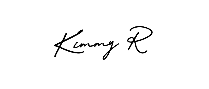 How to make Kimmy R signature? AmerikaSignatureDemo-Regular is a professional autograph style. Create handwritten signature for Kimmy R name. Kimmy R signature style 3 images and pictures png