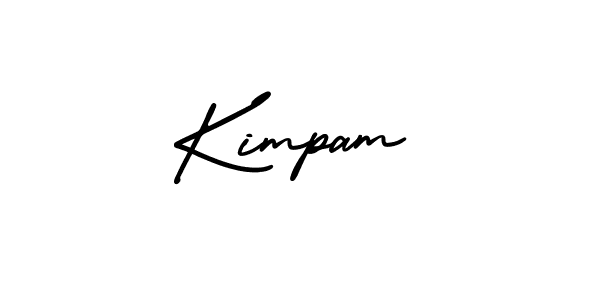 Design your own signature with our free online signature maker. With this signature software, you can create a handwritten (AmerikaSignatureDemo-Regular) signature for name Kimpam. Kimpam signature style 3 images and pictures png