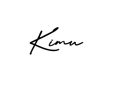 You should practise on your own different ways (AmerikaSignatureDemo-Regular) to write your name (Kimu) in signature. don't let someone else do it for you. Kimu signature style 3 images and pictures png