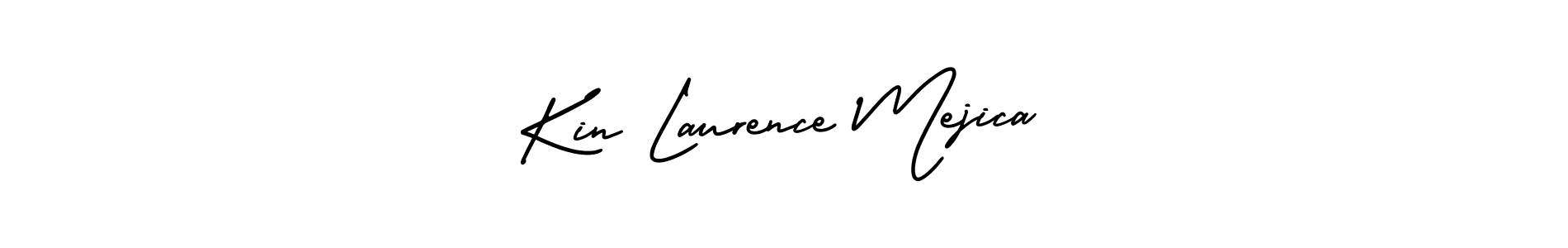 This is the best signature style for the Kin Laurence Mejica name. Also you like these signature font (AmerikaSignatureDemo-Regular). Mix name signature. Kin Laurence Mejica signature style 3 images and pictures png