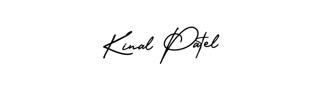 Use a signature maker to create a handwritten signature online. With this signature software, you can design (AmerikaSignatureDemo-Regular) your own signature for name Kinal Patel. Kinal Patel signature style 3 images and pictures png