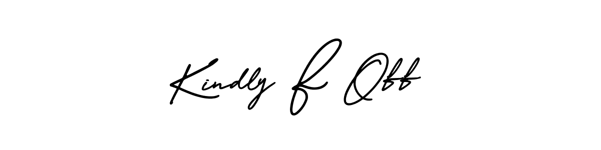 Kindly F Off stylish signature style. Best Handwritten Sign (AmerikaSignatureDemo-Regular) for my name. Handwritten Signature Collection Ideas for my name Kindly F Off. Kindly F Off signature style 3 images and pictures png