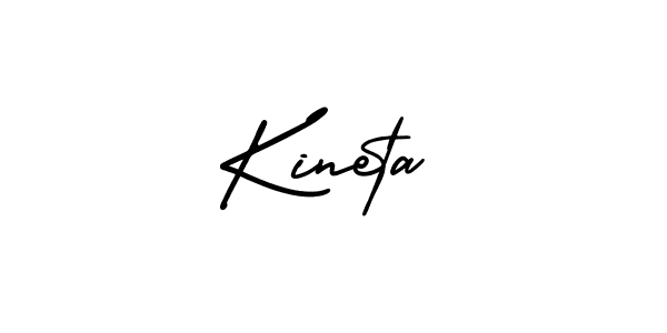 Make a beautiful signature design for name Kineta. With this signature (AmerikaSignatureDemo-Regular) style, you can create a handwritten signature for free. Kineta signature style 3 images and pictures png