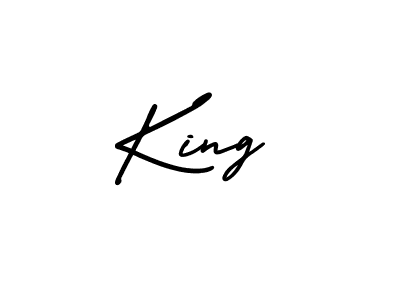 Also we have King name is the best signature style. Create professional handwritten signature collection using AmerikaSignatureDemo-Regular autograph style. King signature style 3 images and pictures png