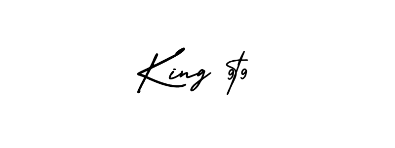 Make a beautiful signature design for name King 9t9. With this signature (AmerikaSignatureDemo-Regular) style, you can create a handwritten signature for free. King 9t9 signature style 3 images and pictures png