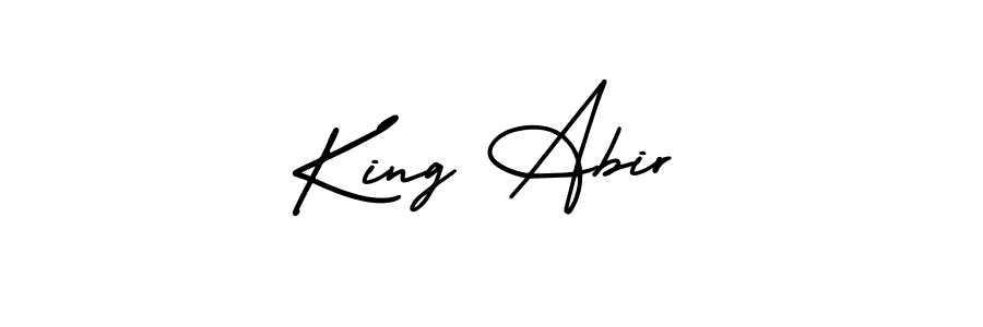 Once you've used our free online signature maker to create your best signature AmerikaSignatureDemo-Regular style, it's time to enjoy all of the benefits that King Abir name signing documents. King Abir signature style 3 images and pictures png