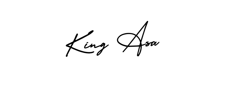 This is the best signature style for the King Asa name. Also you like these signature font (AmerikaSignatureDemo-Regular). Mix name signature. King Asa signature style 3 images and pictures png