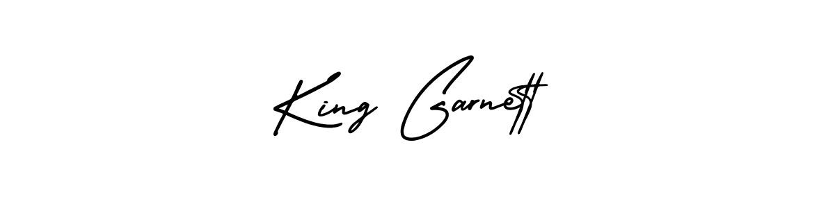 How to Draw King Garnett signature style? AmerikaSignatureDemo-Regular is a latest design signature styles for name King Garnett. King Garnett signature style 3 images and pictures png