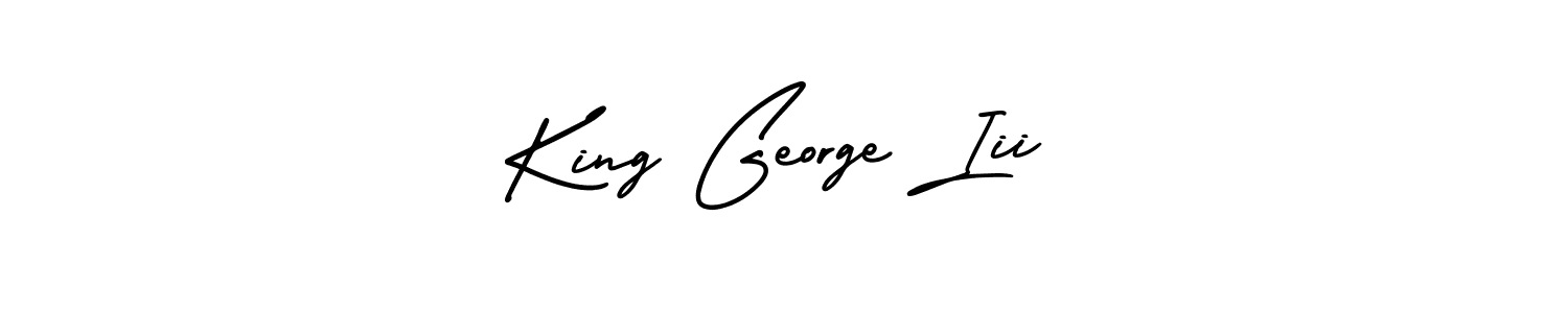 Make a beautiful signature design for name King George Iii. With this signature (AmerikaSignatureDemo-Regular) style, you can create a handwritten signature for free. King George Iii signature style 3 images and pictures png