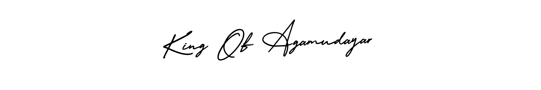 It looks lik you need a new signature style for name King Of Agamudayar. Design unique handwritten (AmerikaSignatureDemo-Regular) signature with our free signature maker in just a few clicks. King Of Agamudayar signature style 3 images and pictures png