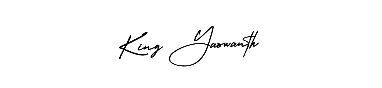 Also we have King Yaswanth name is the best signature style. Create professional handwritten signature collection using AmerikaSignatureDemo-Regular autograph style. King Yaswanth signature style 3 images and pictures png
