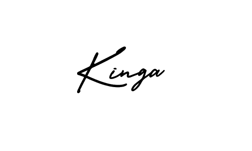 AmerikaSignatureDemo-Regular is a professional signature style that is perfect for those who want to add a touch of class to their signature. It is also a great choice for those who want to make their signature more unique. Get Kinga name to fancy signature for free. Kinga signature style 3 images and pictures png