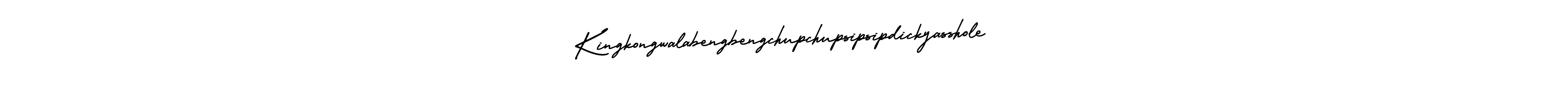 Kingkongwalabengbengchupchupsipsipdickyasshole stylish signature style. Best Handwritten Sign (AmerikaSignatureDemo-Regular) for my name. Handwritten Signature Collection Ideas for my name Kingkongwalabengbengchupchupsipsipdickyasshole. Kingkongwalabengbengchupchupsipsipdickyasshole signature style 3 images and pictures png