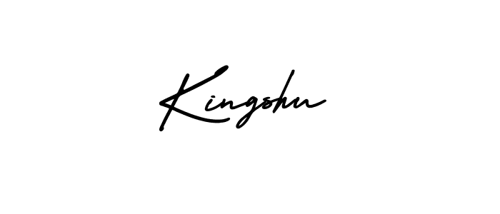 How to Draw Kingshu signature style? AmerikaSignatureDemo-Regular is a latest design signature styles for name Kingshu. Kingshu signature style 3 images and pictures png