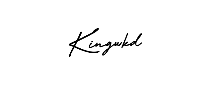 Make a beautiful signature design for name Kingwkd. With this signature (AmerikaSignatureDemo-Regular) style, you can create a handwritten signature for free. Kingwkd signature style 3 images and pictures png