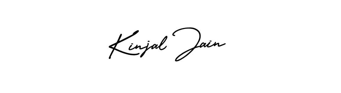 It looks lik you need a new signature style for name Kinjal Jain. Design unique handwritten (AmerikaSignatureDemo-Regular) signature with our free signature maker in just a few clicks. Kinjal Jain signature style 3 images and pictures png