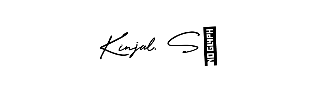 You can use this online signature creator to create a handwritten signature for the name Kinjal. S̱. This is the best online autograph maker. Kinjal. S̱ signature style 3 images and pictures png