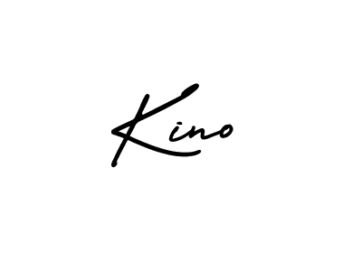 Design your own signature with our free online signature maker. With this signature software, you can create a handwritten (AmerikaSignatureDemo-Regular) signature for name Kino. Kino signature style 3 images and pictures png