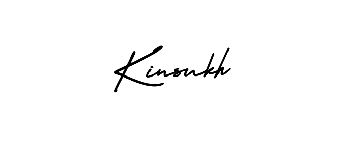 Use a signature maker to create a handwritten signature online. With this signature software, you can design (AmerikaSignatureDemo-Regular) your own signature for name Kinsukh. Kinsukh signature style 3 images and pictures png