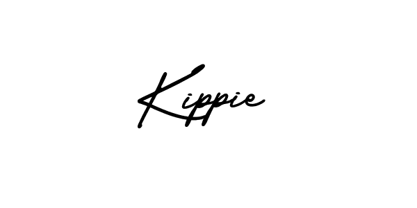 How to make Kippie signature? AmerikaSignatureDemo-Regular is a professional autograph style. Create handwritten signature for Kippie name. Kippie signature style 3 images and pictures png
