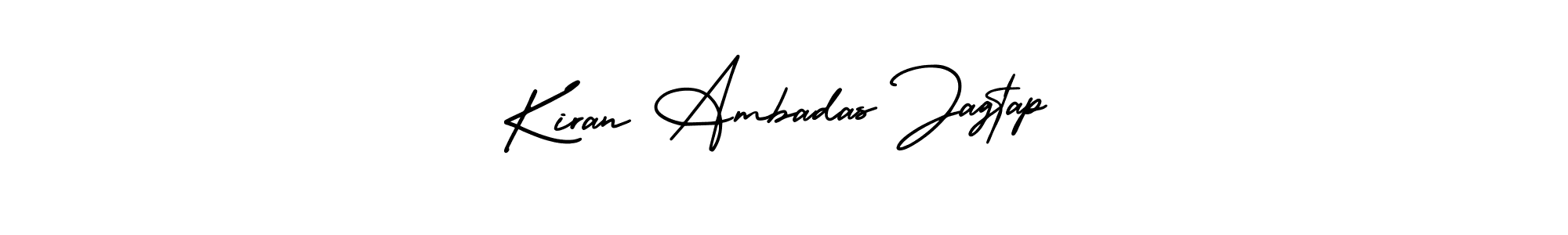 How to make Kiran Ambadas Jagtap signature? AmerikaSignatureDemo-Regular is a professional autograph style. Create handwritten signature for Kiran Ambadas Jagtap name. Kiran Ambadas Jagtap signature style 3 images and pictures png
