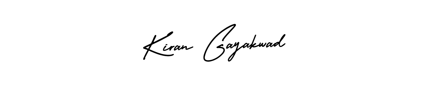 Also You can easily find your signature by using the search form. We will create Kiran Gayakwad name handwritten signature images for you free of cost using AmerikaSignatureDemo-Regular sign style. Kiran Gayakwad signature style 3 images and pictures png