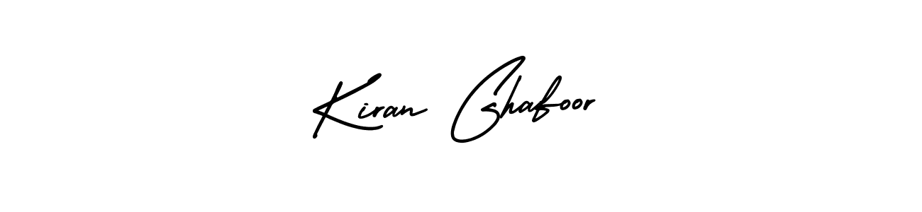 Also You can easily find your signature by using the search form. We will create Kiran Ghafoor name handwritten signature images for you free of cost using AmerikaSignatureDemo-Regular sign style. Kiran Ghafoor signature style 3 images and pictures png