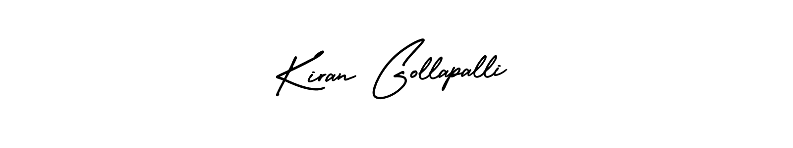 How to make Kiran Gollapalli signature? AmerikaSignatureDemo-Regular is a professional autograph style. Create handwritten signature for Kiran Gollapalli name. Kiran Gollapalli signature style 3 images and pictures png