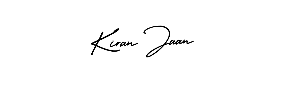 Kiran Jaan stylish signature style. Best Handwritten Sign (AmerikaSignatureDemo-Regular) for my name. Handwritten Signature Collection Ideas for my name Kiran Jaan. Kiran Jaan signature style 3 images and pictures png