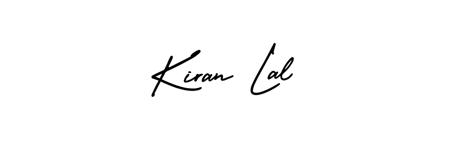 It looks lik you need a new signature style for name Kiran Lal. Design unique handwritten (AmerikaSignatureDemo-Regular) signature with our free signature maker in just a few clicks. Kiran Lal signature style 3 images and pictures png