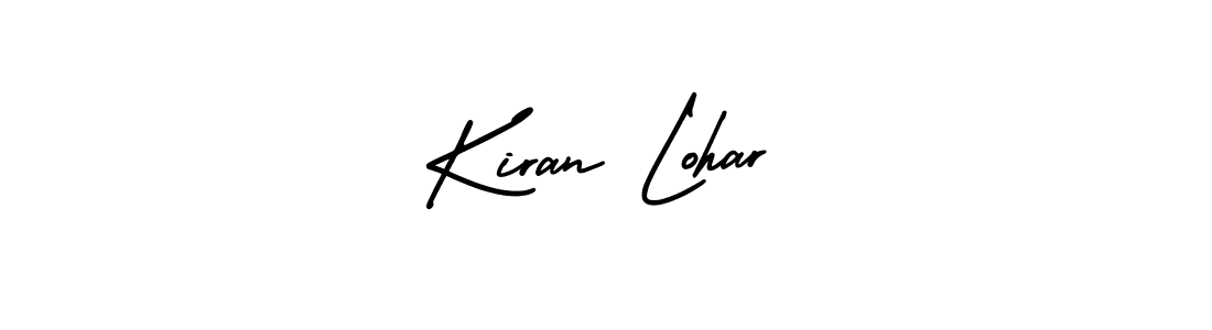 Design your own signature with our free online signature maker. With this signature software, you can create a handwritten (AmerikaSignatureDemo-Regular) signature for name Kiran Lohar. Kiran Lohar signature style 3 images and pictures png