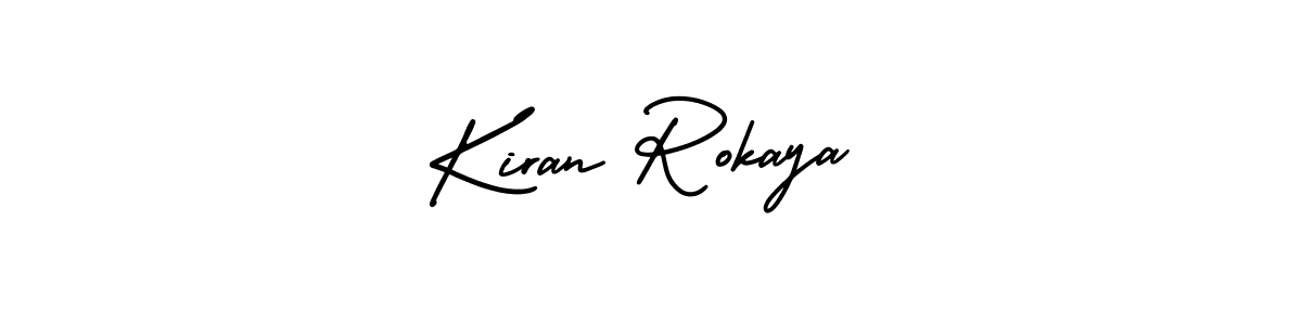 Make a beautiful signature design for name Kiran Rokaya. Use this online signature maker to create a handwritten signature for free. Kiran Rokaya signature style 3 images and pictures png