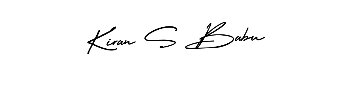 AmerikaSignatureDemo-Regular is a professional signature style that is perfect for those who want to add a touch of class to their signature. It is also a great choice for those who want to make their signature more unique. Get Kiran S Babu name to fancy signature for free. Kiran S Babu signature style 3 images and pictures png