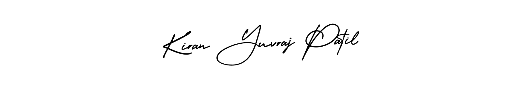 Use a signature maker to create a handwritten signature online. With this signature software, you can design (AmerikaSignatureDemo-Regular) your own signature for name Kiran Yuvraj Patil. Kiran Yuvraj Patil signature style 3 images and pictures png