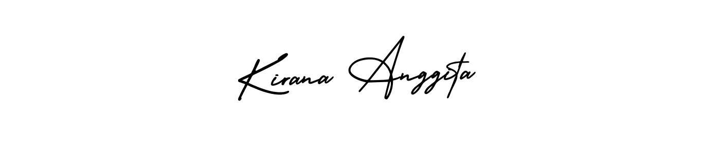 Also we have Kirana Anggita name is the best signature style. Create professional handwritten signature collection using AmerikaSignatureDemo-Regular autograph style. Kirana Anggita signature style 3 images and pictures png