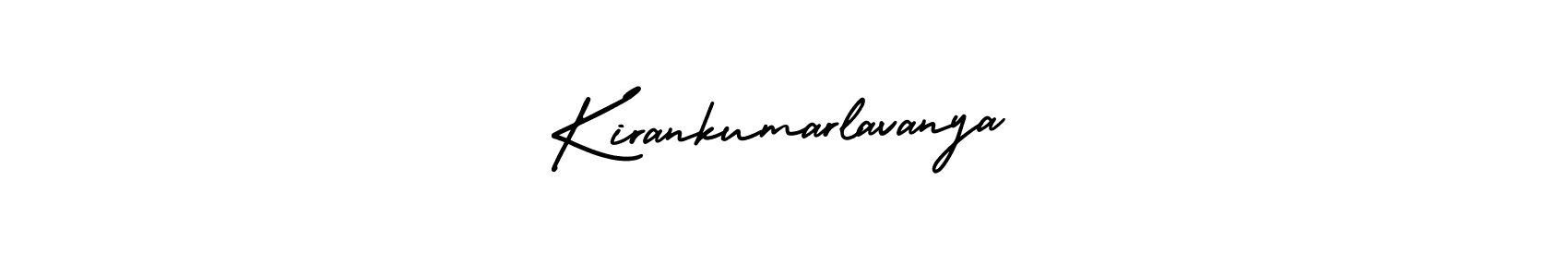 The best way (AmerikaSignatureDemo-Regular) to make a short signature is to pick only two or three words in your name. The name Kirankumarlavanya include a total of six letters. For converting this name. Kirankumarlavanya signature style 3 images and pictures png