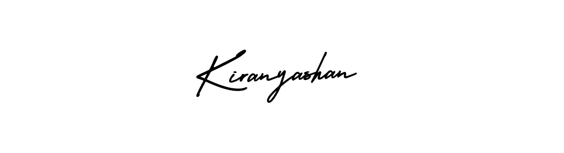 Make a beautiful signature design for name Kiranyashan. With this signature (AmerikaSignatureDemo-Regular) style, you can create a handwritten signature for free. Kiranyashan signature style 3 images and pictures png